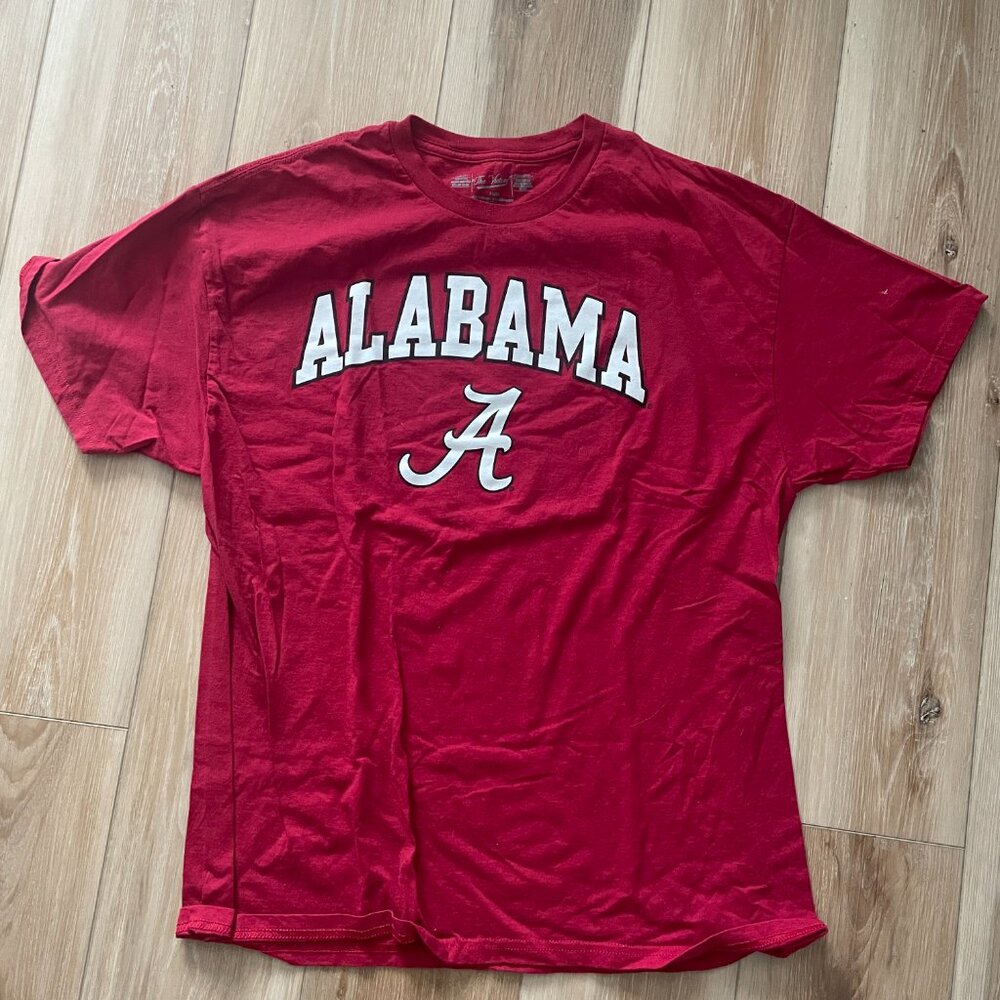 Alabama Roll Tide Bama College Football Crimson Red Tee Shirts Lot of 3 - Picture 2 of 8